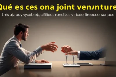 que es una joint venture y como funciona en los negocios